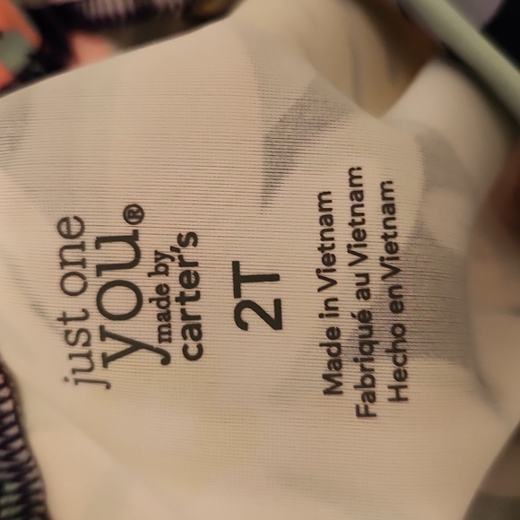 Carter's Just One You Floral Rashguard Swimsuit Size 2T - Picture 7 of 8